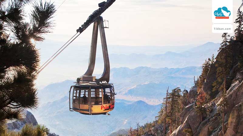 Palm-Spring-Aerial-Tramway,-USA