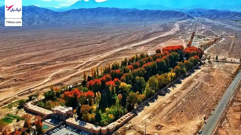 نمای کلی باغ شاهزاده ماهان