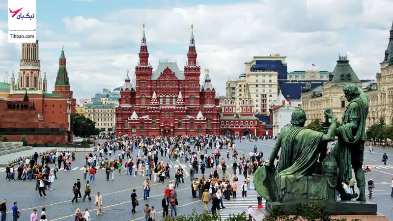 ارتش روسیه در میدان سرخ مسکو
